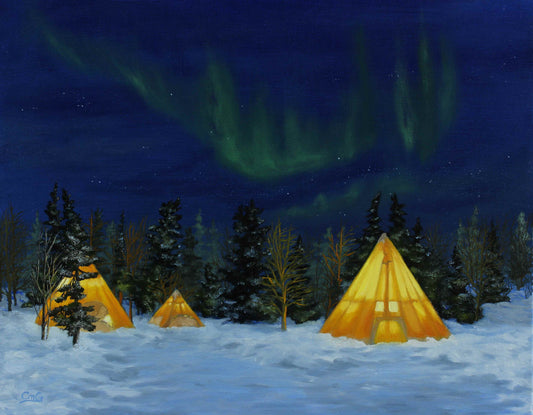 Silent Celebration | Original Artwork | Landscape Painting | 11"x14" | Oil On Canvas