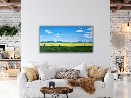 Capturing Eternal Summer: The Enchantment of Canola (Rapeseed) Landscape Paintings