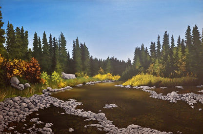 Intermission - An original landscape painting by Christina Gouldsborough Canadian Landscape Artist
